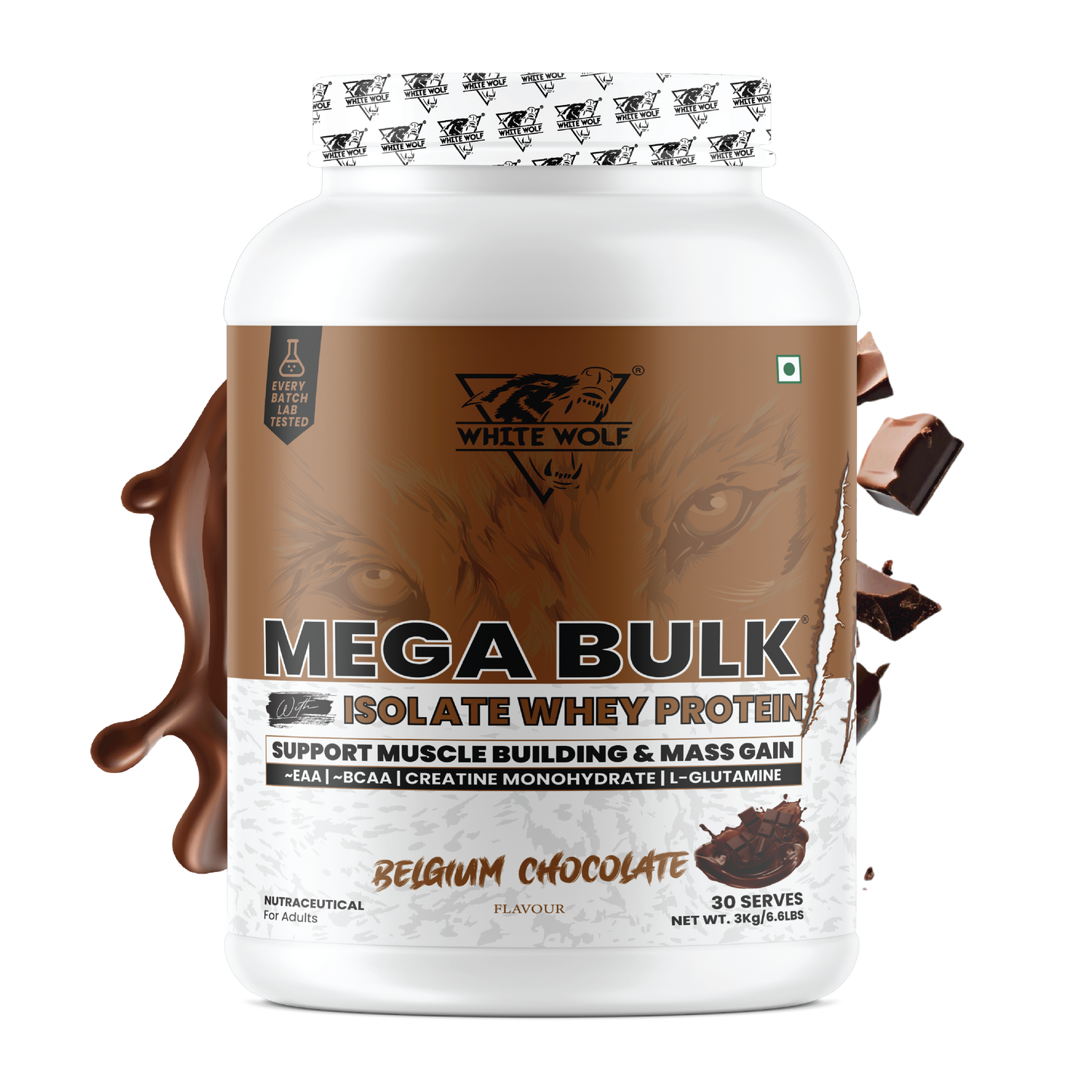 Mega Bulk Mass Gainer With  Whey Protein
