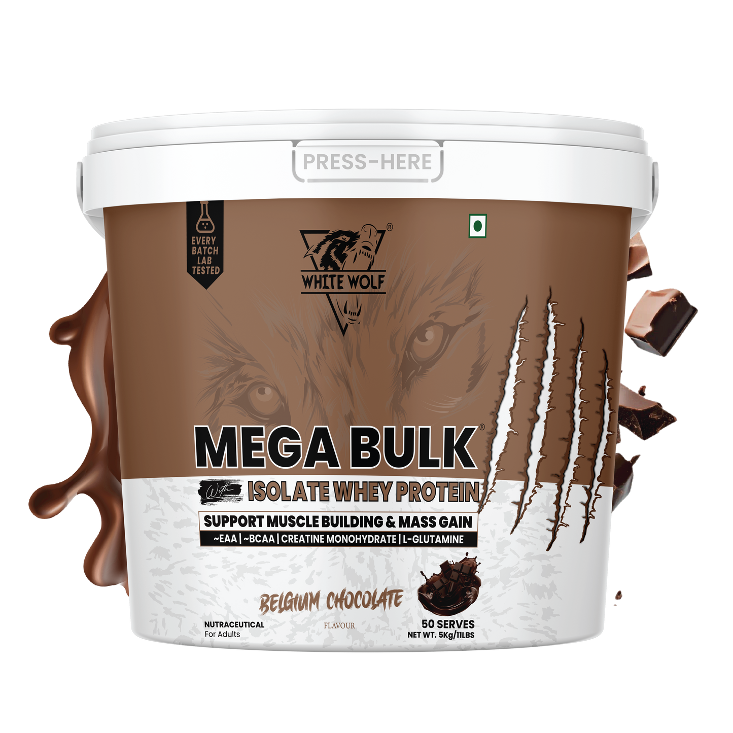 Mega Bulk Mass Gainer With  Whey Protein