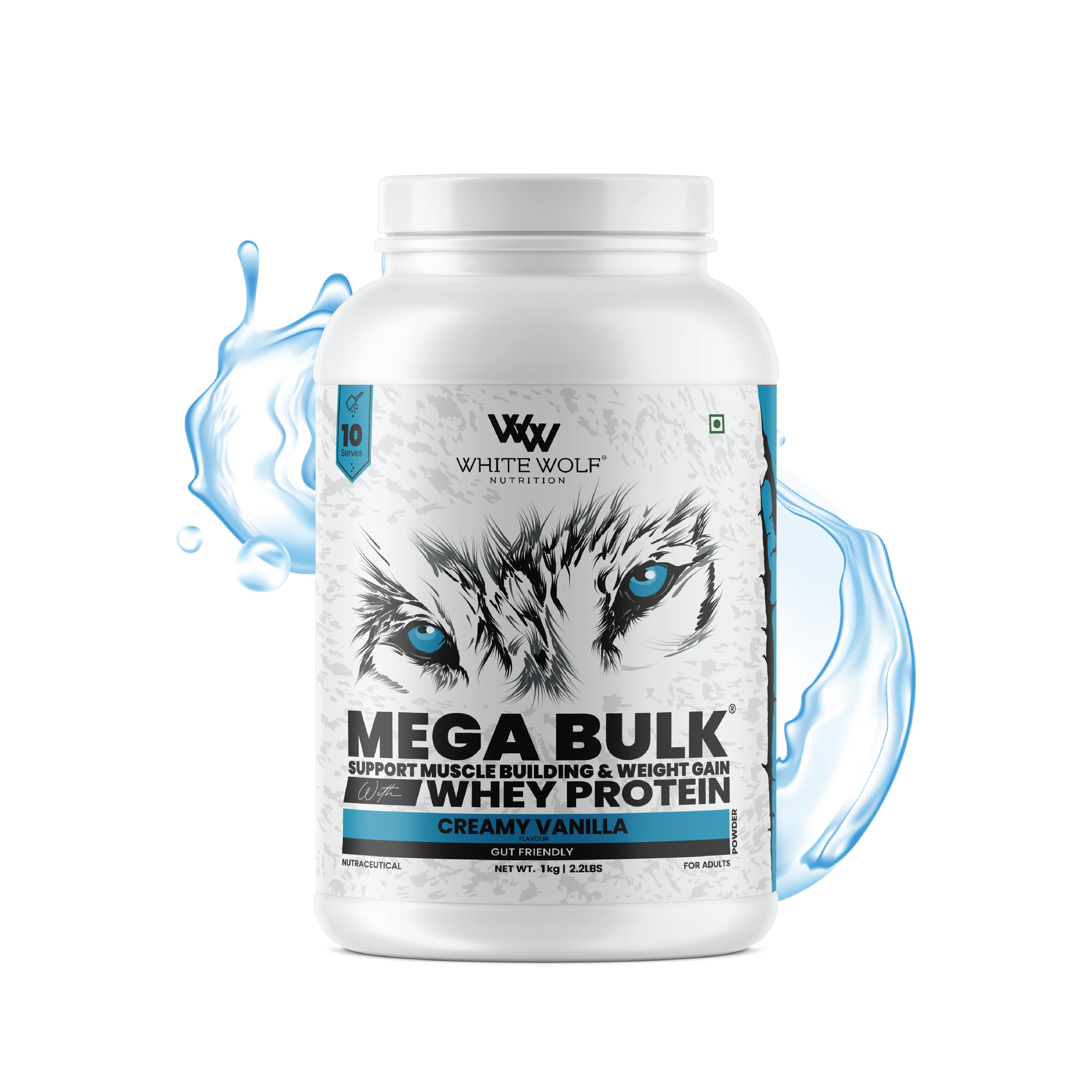 Mega Bulk Mass Gainer With  Whey Protein