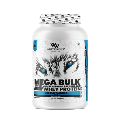 Mega Bulk Mass Gainer With  Whey Protein