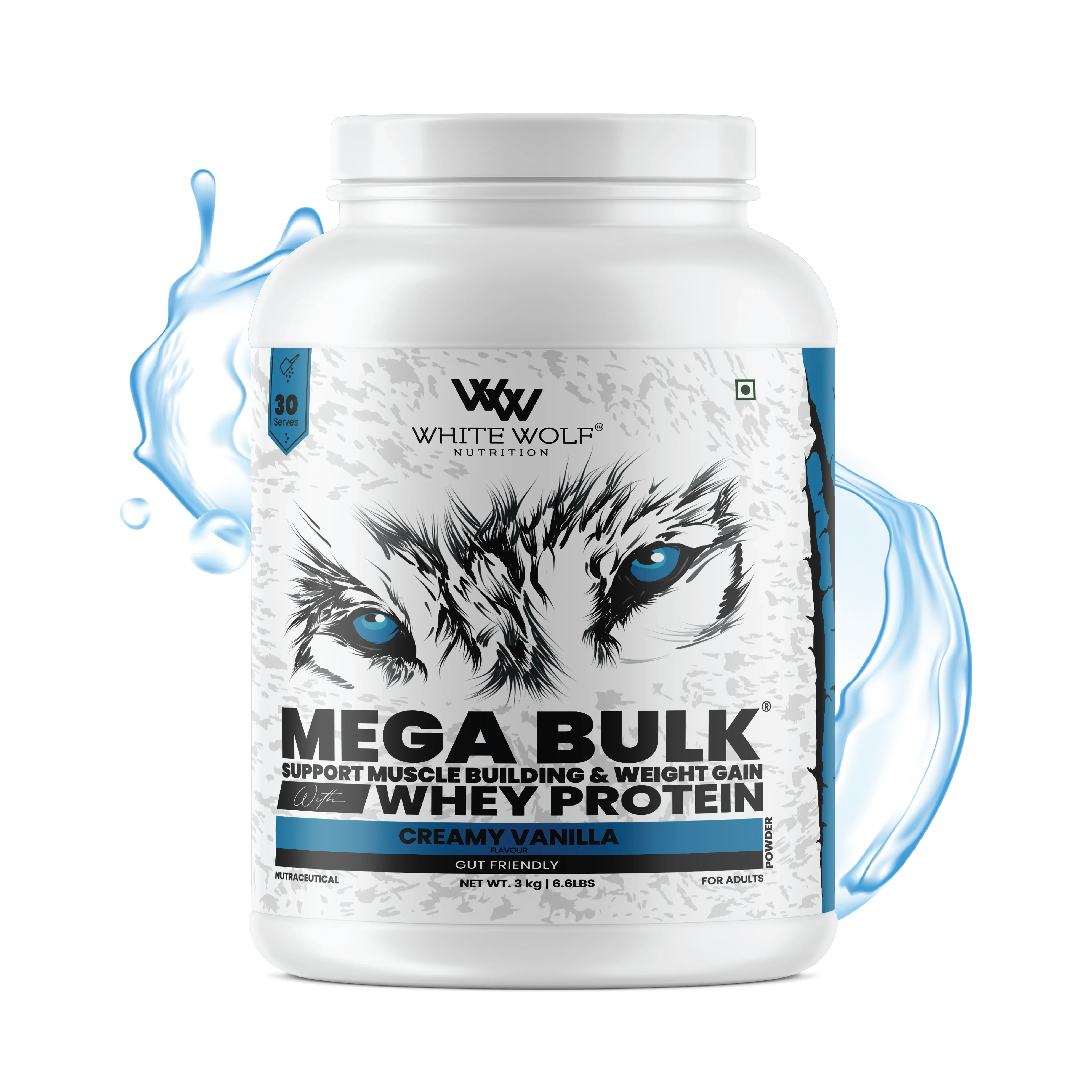 Mega Bulk Mass Gainer With  Whey Protein