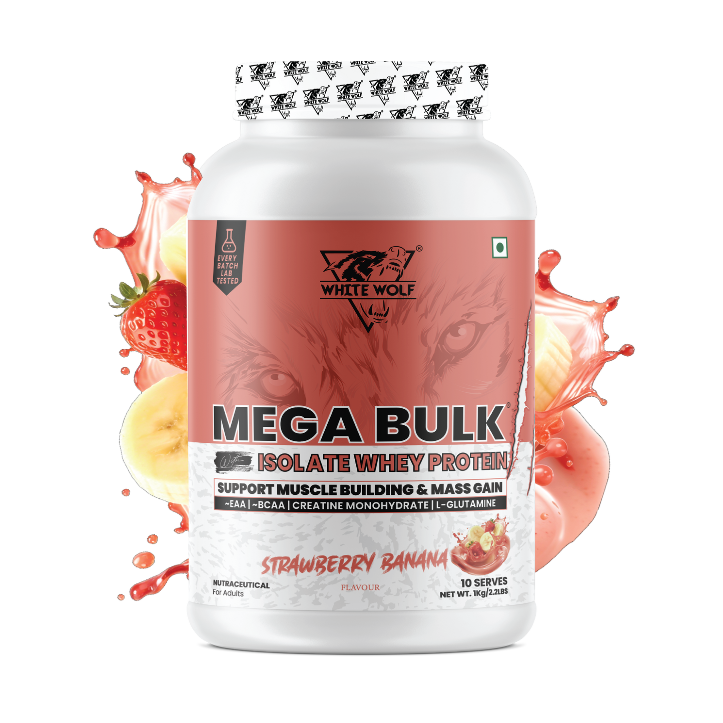 Mega Bulk Mass Gainer With  Whey Protein