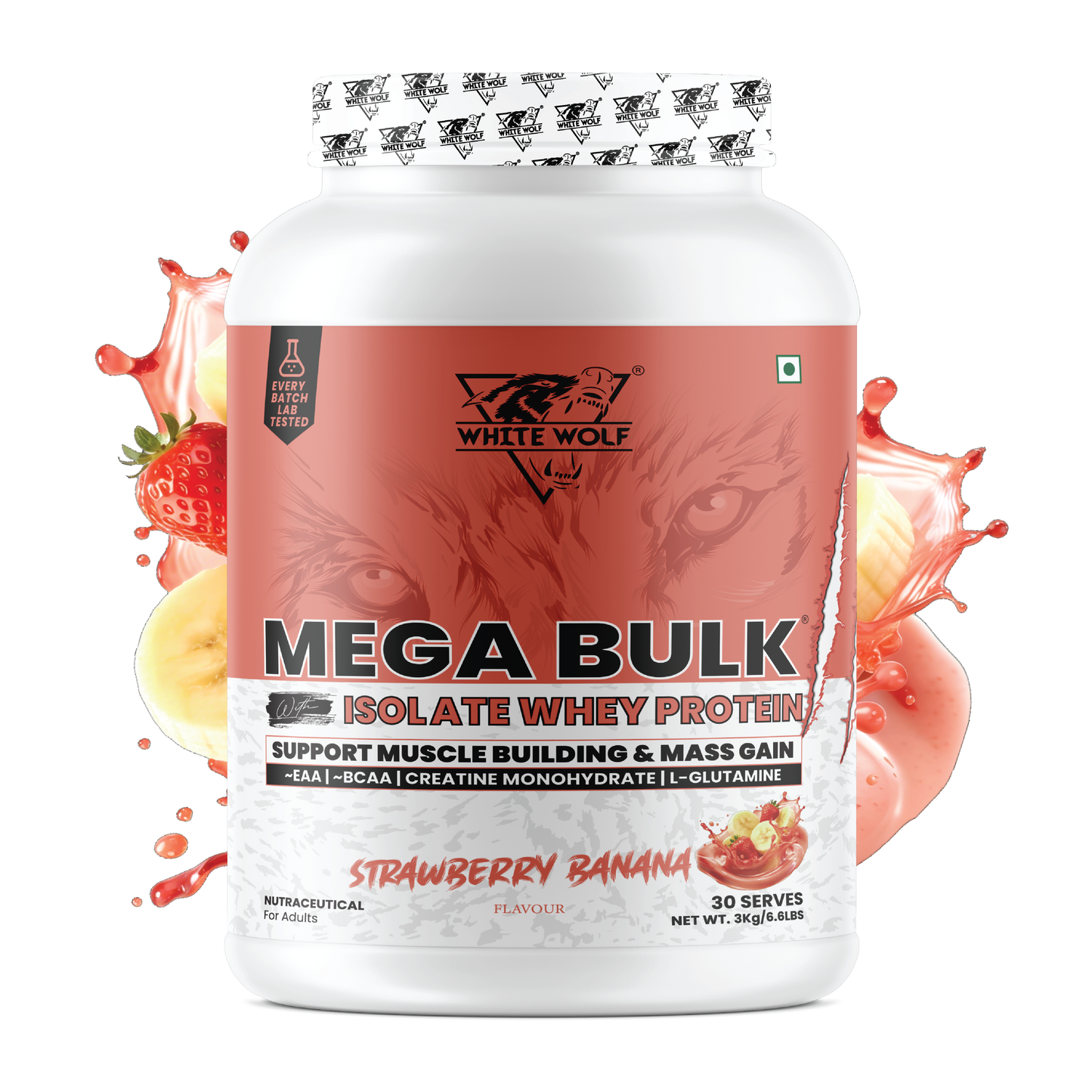 Mega Bulk Mass Gainer With  Whey Protein