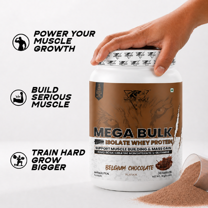 Mega Bulk Mass Gainer With  Whey Protein