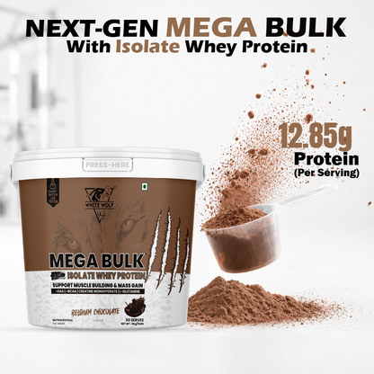 Mega Bulk Mass Gainer With  Whey Protein