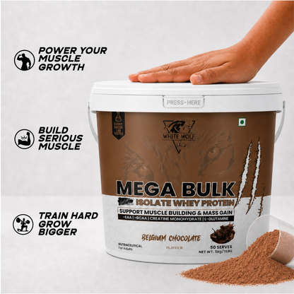 Mega Bulk Mass Gainer With  Whey Protein