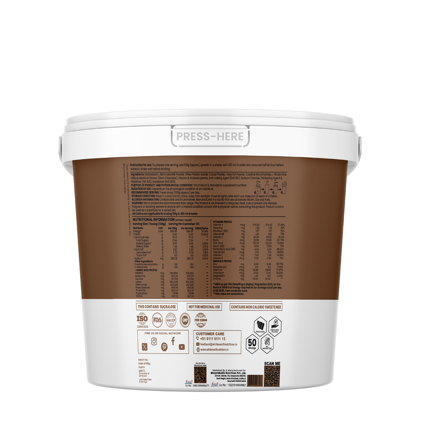 Mega Bulk Mass Gainer With  Whey Protein