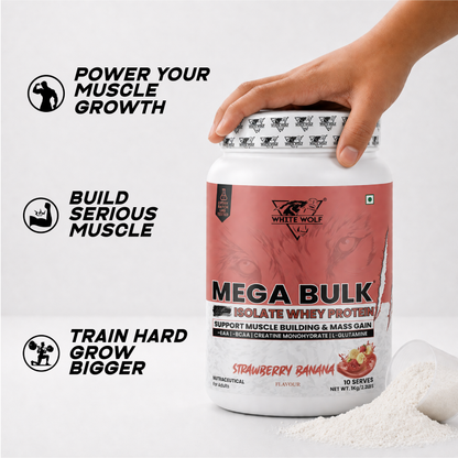 Mega Bulk Mass Gainer With  Whey Protein