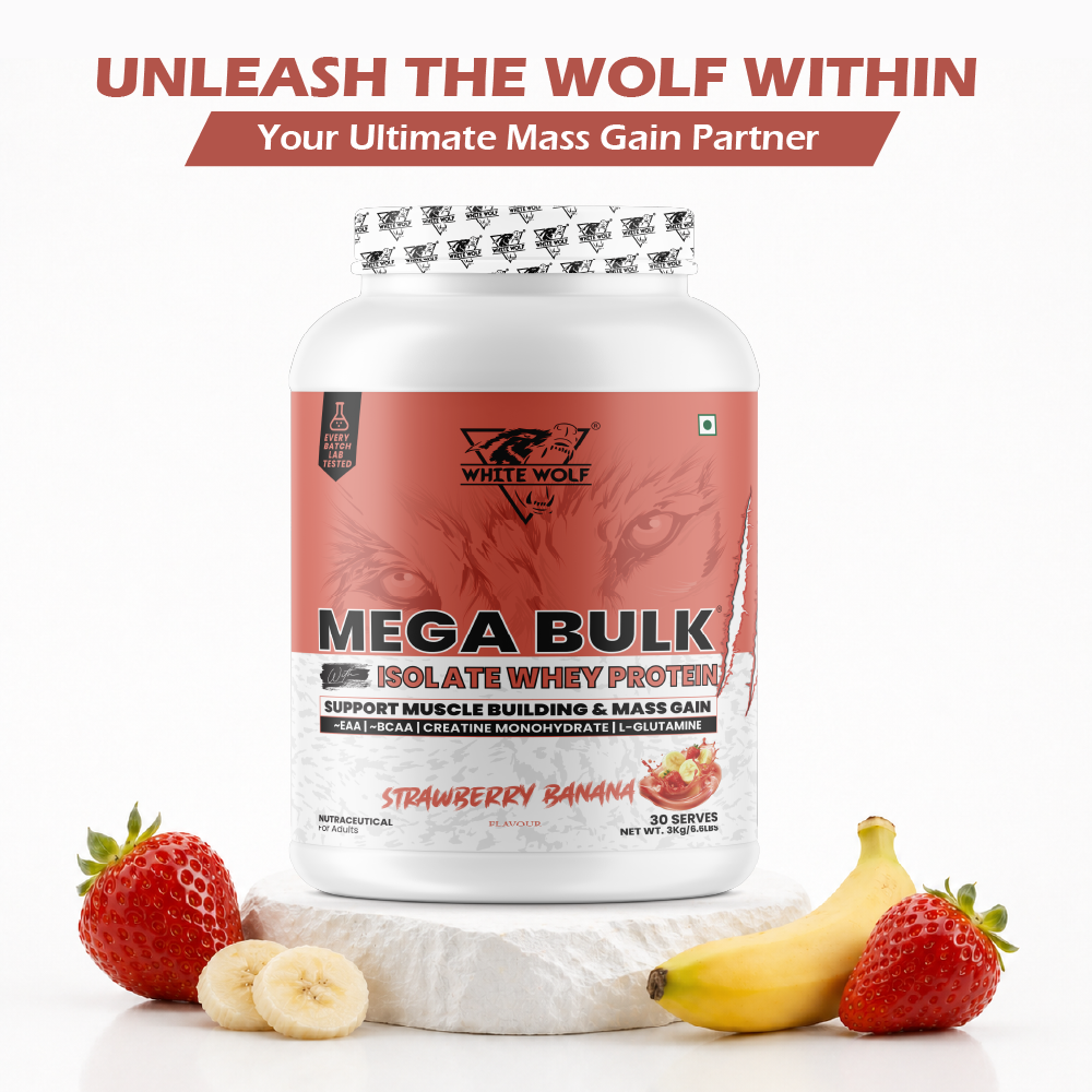 Mega Bulk Mass Gainer With  Whey Protein