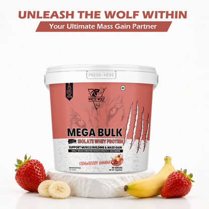 Mega Bulk Mass Gainer With  Whey Protein