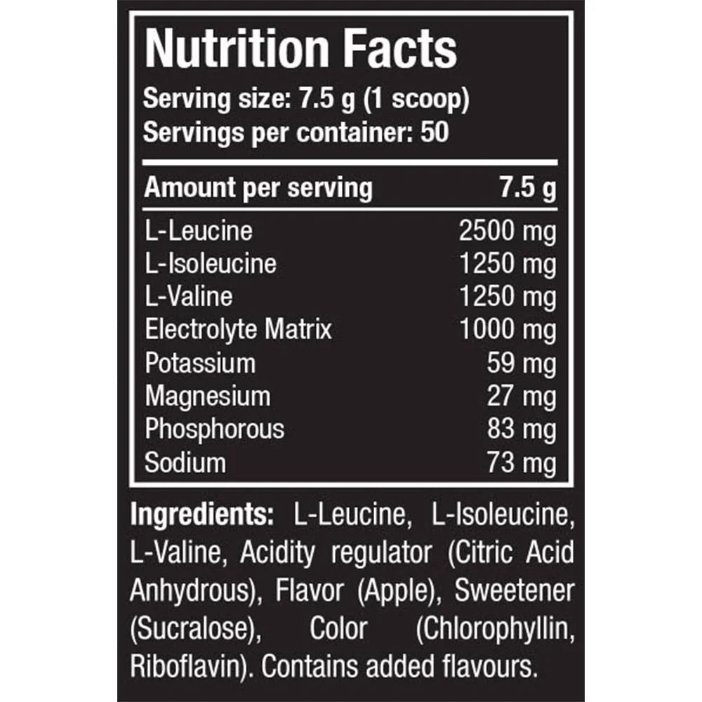 One Science Recharge BCAA, 375 g (0.826 lb), 50 Servings,