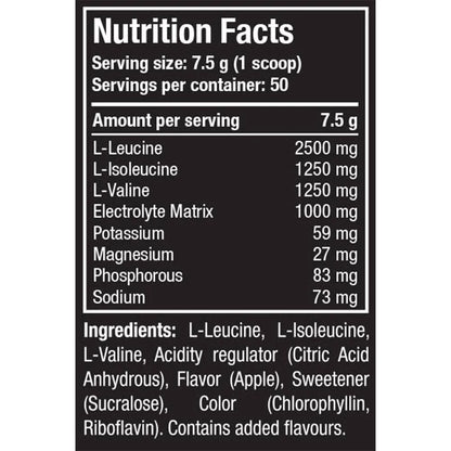One Science Recharge BCAA, 375 g (0.826 lb), 50 Servings,
