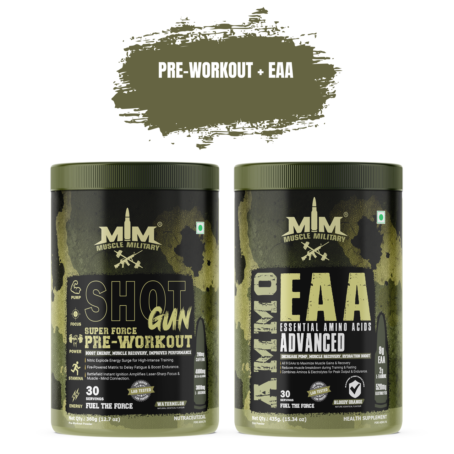 PRE-WORKOUT SHOTGUN +AMMO EAA COMBO