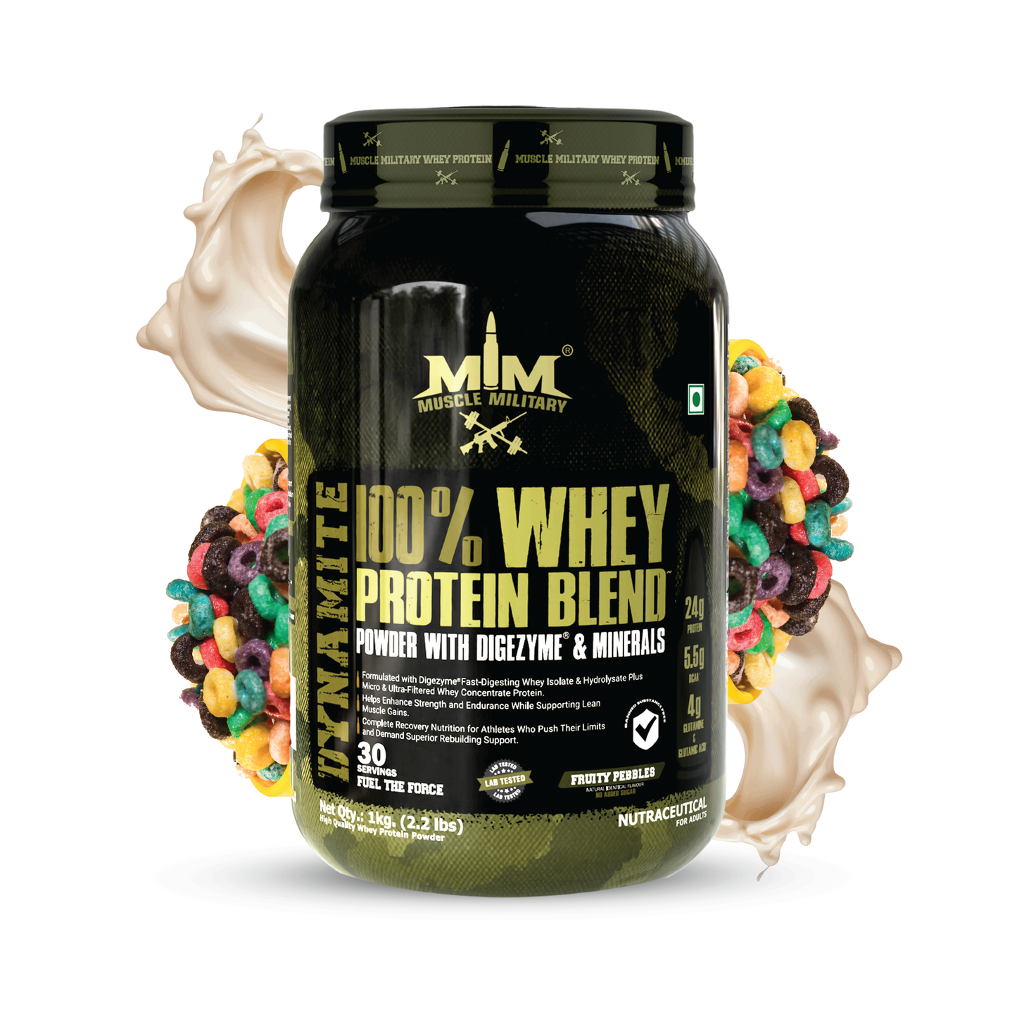 Dynamite 100% Whey Protein | Bcaa + Glutamine