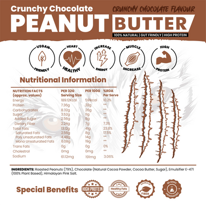 White Wolf Crunchy Chocolate Peanut Butter