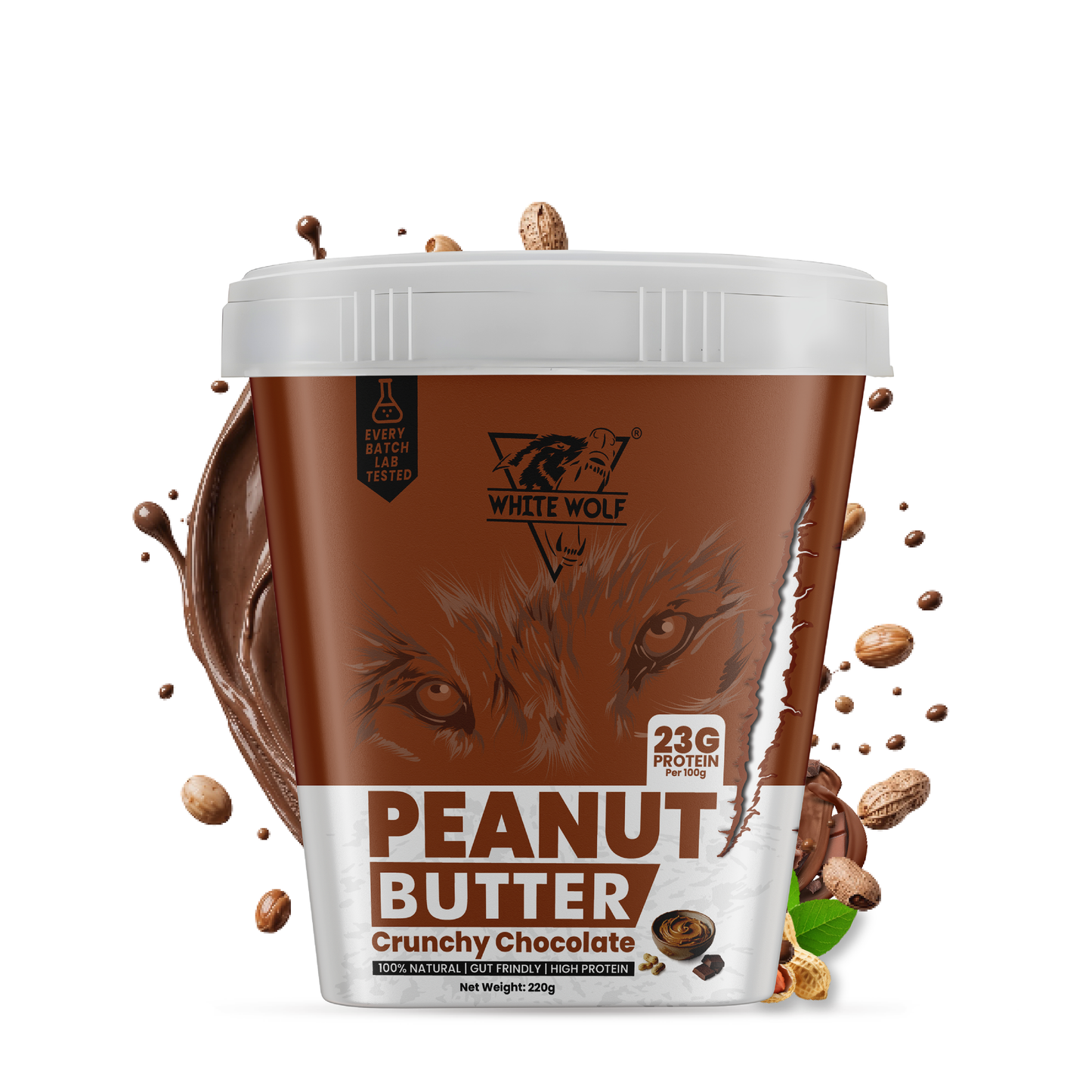White Wolf Crunchy Chocolate Peanut Butter