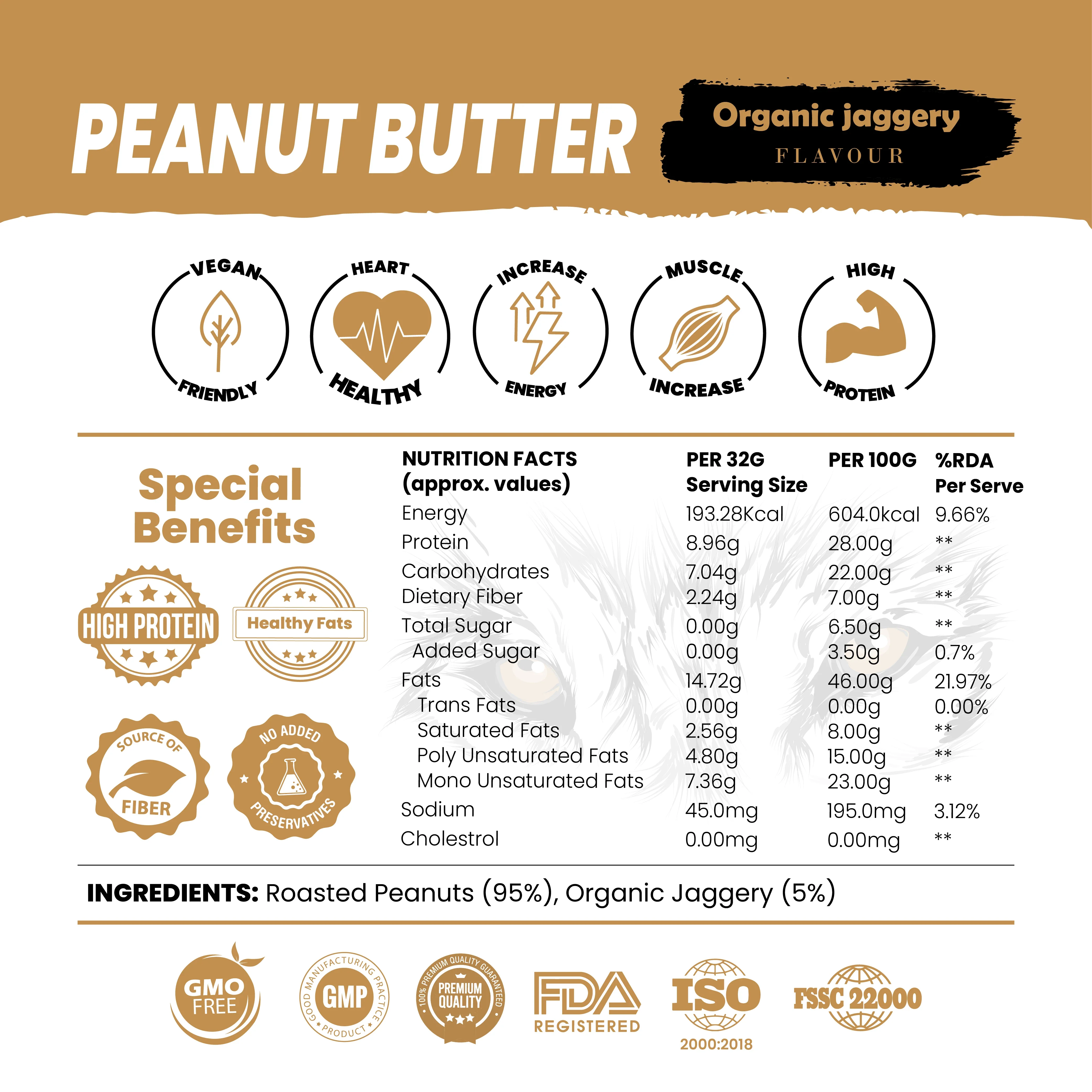 Peanut Butter Organic Jaggery