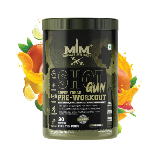 Shot Gun Pre-Workout (Super Force) | 12g/Serve | 30 Servings
