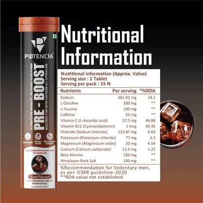 Pack of 9 Pre-Boost Cola