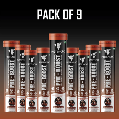Pack of 9 Pre-Boost Cola