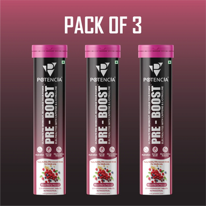Pack of 3 Pre-Boost Mixed Berry