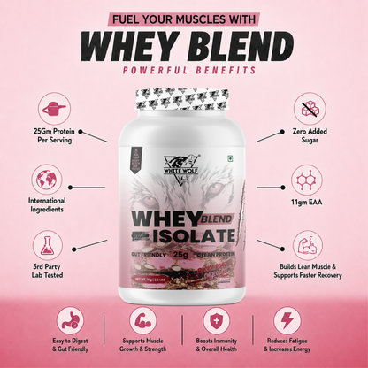 Whey Blend with Isolate 25 g Protein