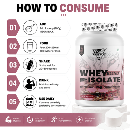 Whey Blend with Isolate 25 g Protein