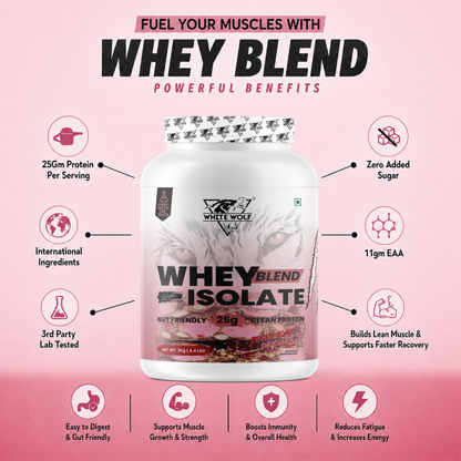 Whey Blend with Isolate 25 g Protein