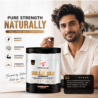 Potencia's Himalayan Shilajit Gold Gummies