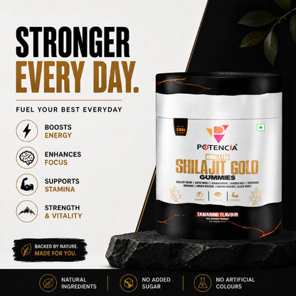 Potencia's Himalayan Shilajit Gold Gummies