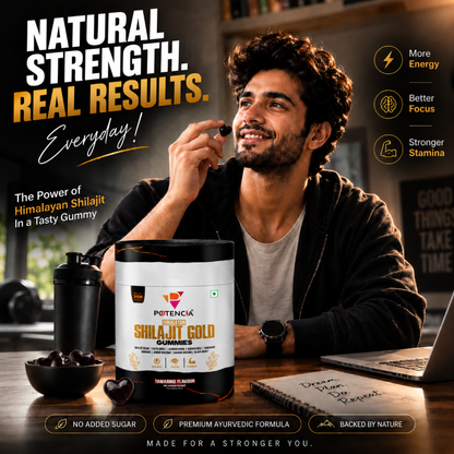 Potencia's Himalayan Shilajit Gold Gummies