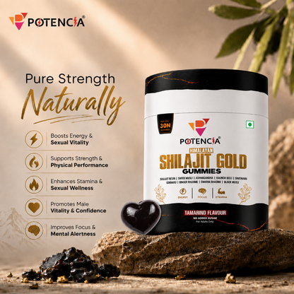 Potencia's Himalayan Shilajit Gold Gummies