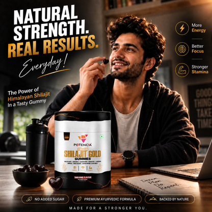 Potencia's Himalayan Shilajit Gold Gummies