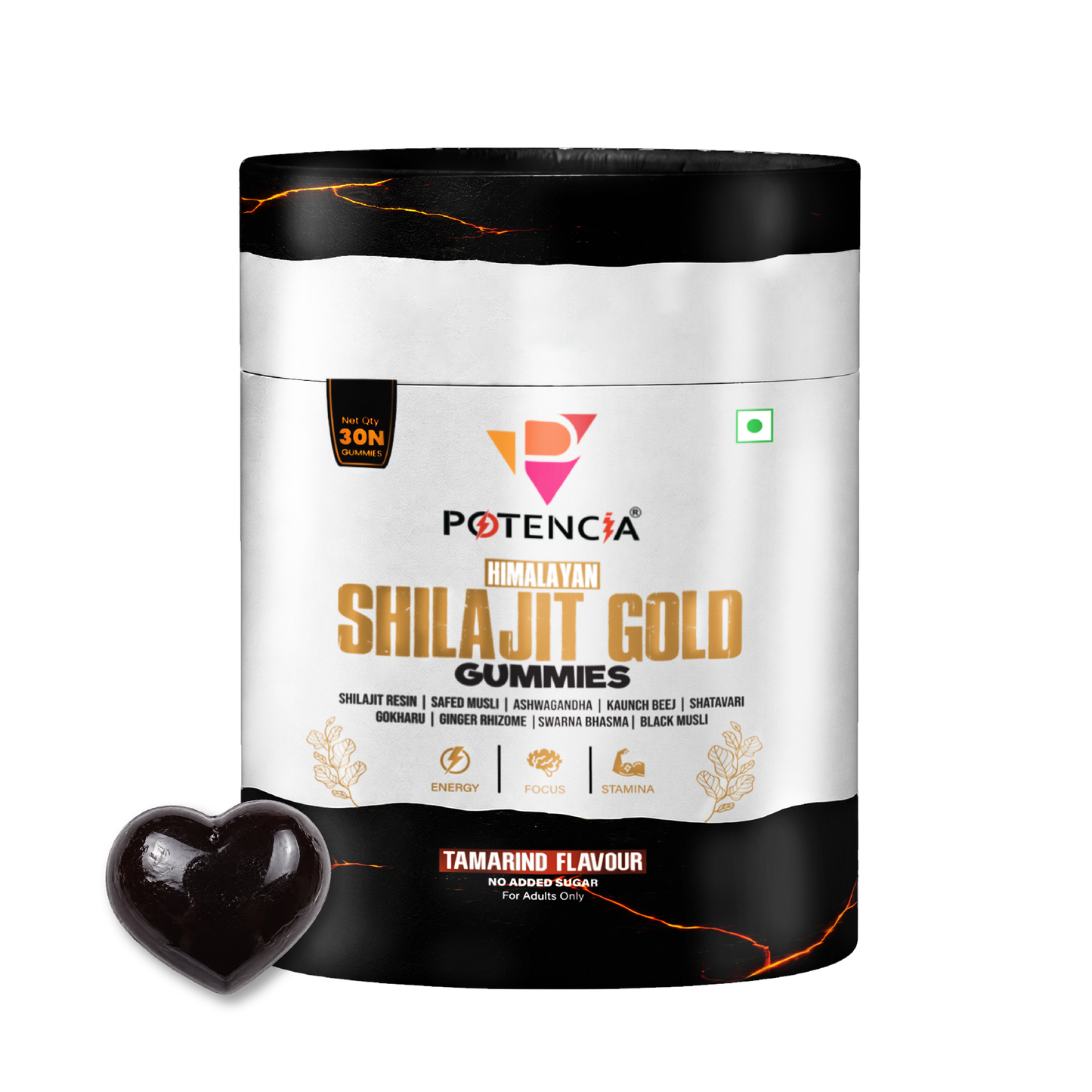 Potencia's Himalayan Shilajit Gold Gummies