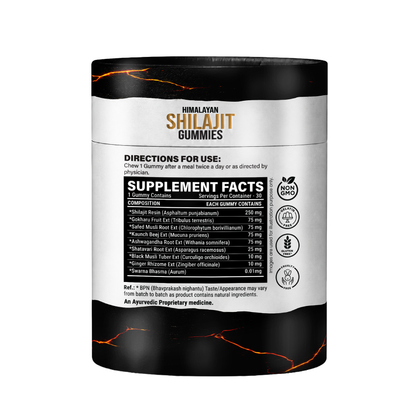 Potencia's Himalayan Shilajit Gold Gummies