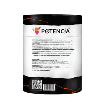 Potencia's Himalayan Shilajit Gold Gummies