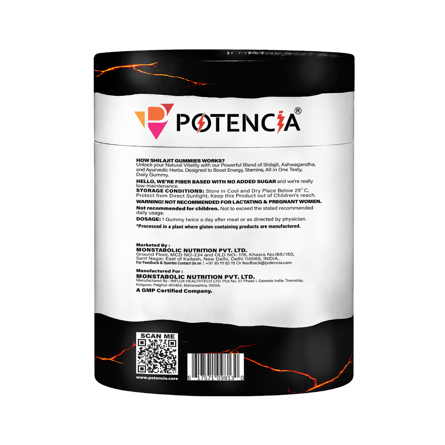 Potencia's Himalayan Shilajit Gold Gummies