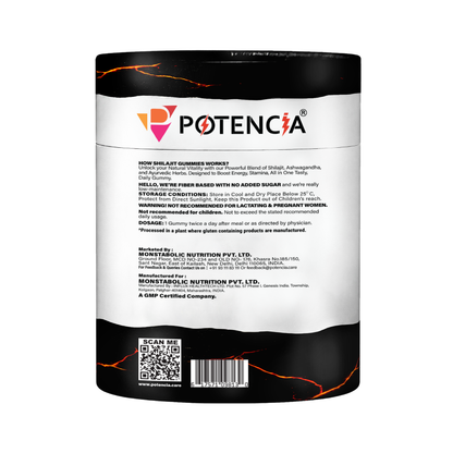 Potencia's Himalayan Shilajit Gold Gummies
