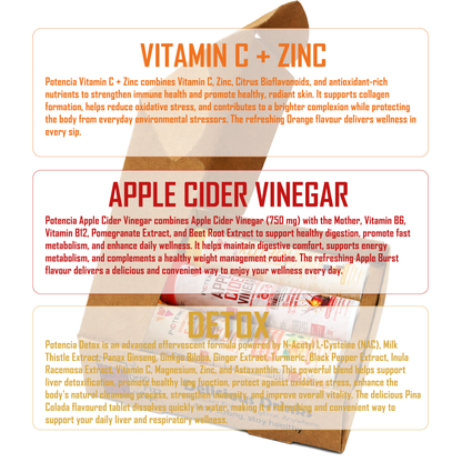 Potencia Longevity & Forever Active Trio Kit Immunity | Detox | Daily Wellness