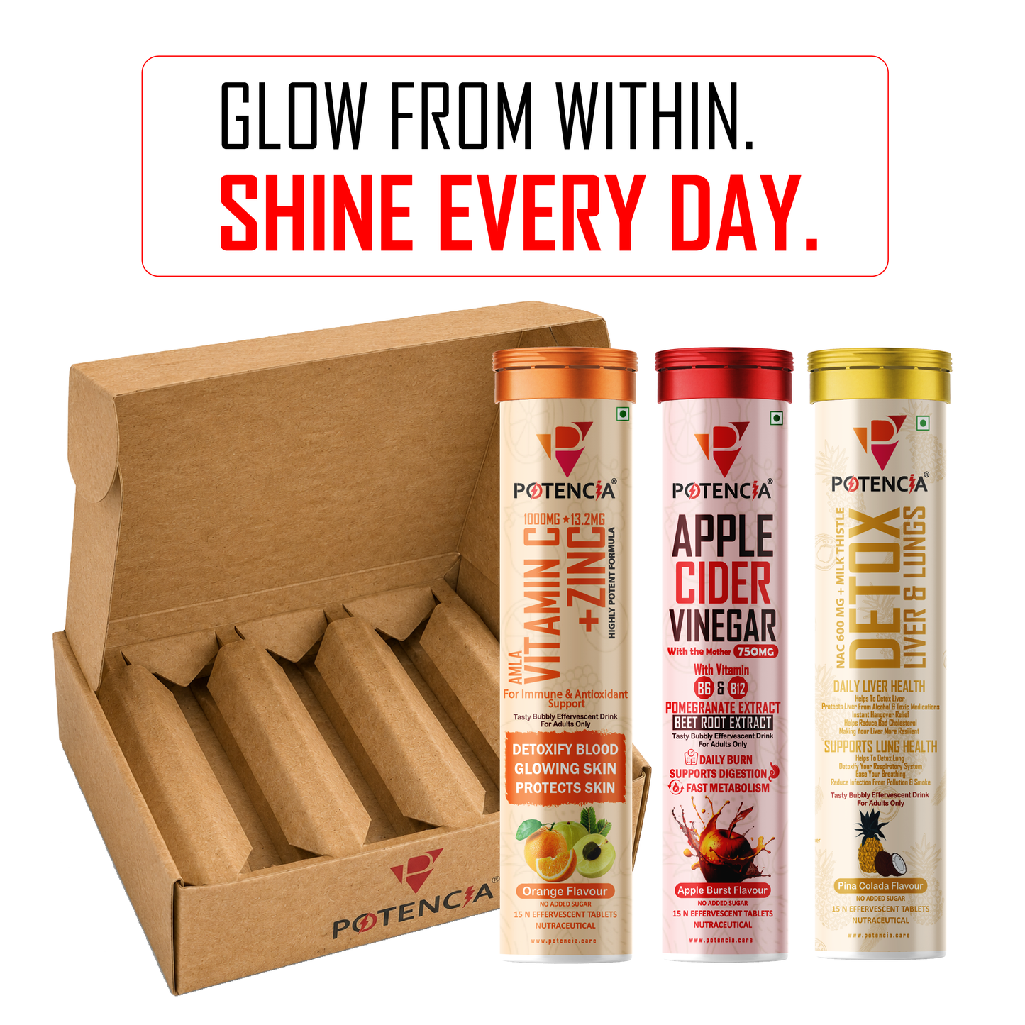 Potencia Longevity & Forever Active Trio Kit Immunity | Detox | Daily Wellness
