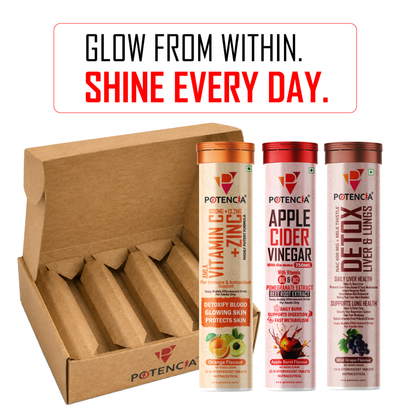 Potencia Longevity & Forever Active Trio Kit Immunity | Detox | Daily Wellness