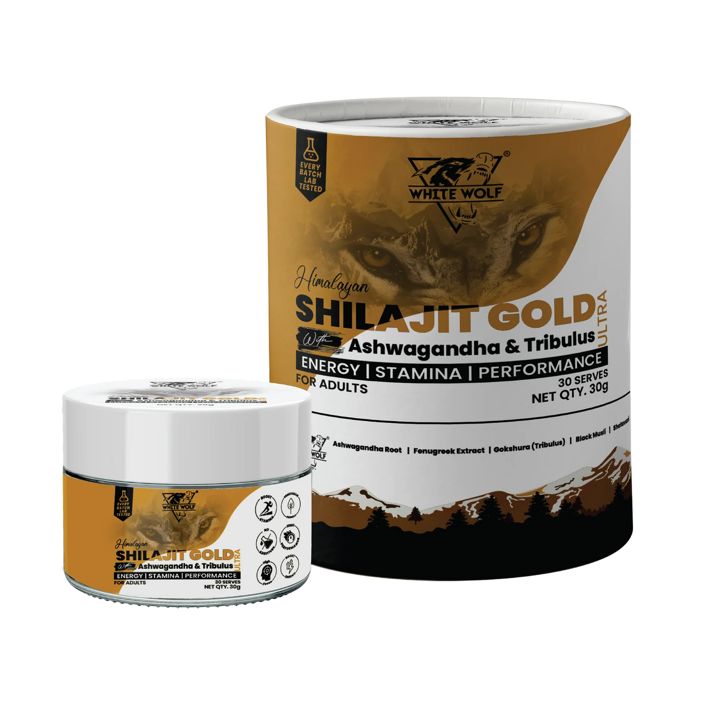 Shilajit Gold Ultra with Ashwagandha & Tribulus | Energy | Stamina | Performance | Sexual Desire*