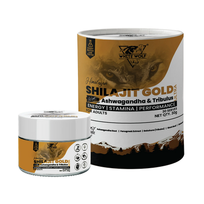 Shilajit Gold Ultra with Ashwagandha & Tribulus | Energy | Stamina | Performance | Sexual Desire*