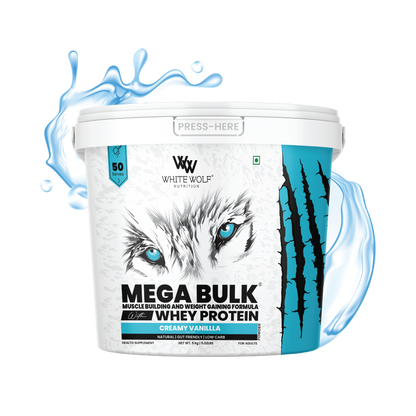 Mega Bulk Mass Gainer With  Whey Protein