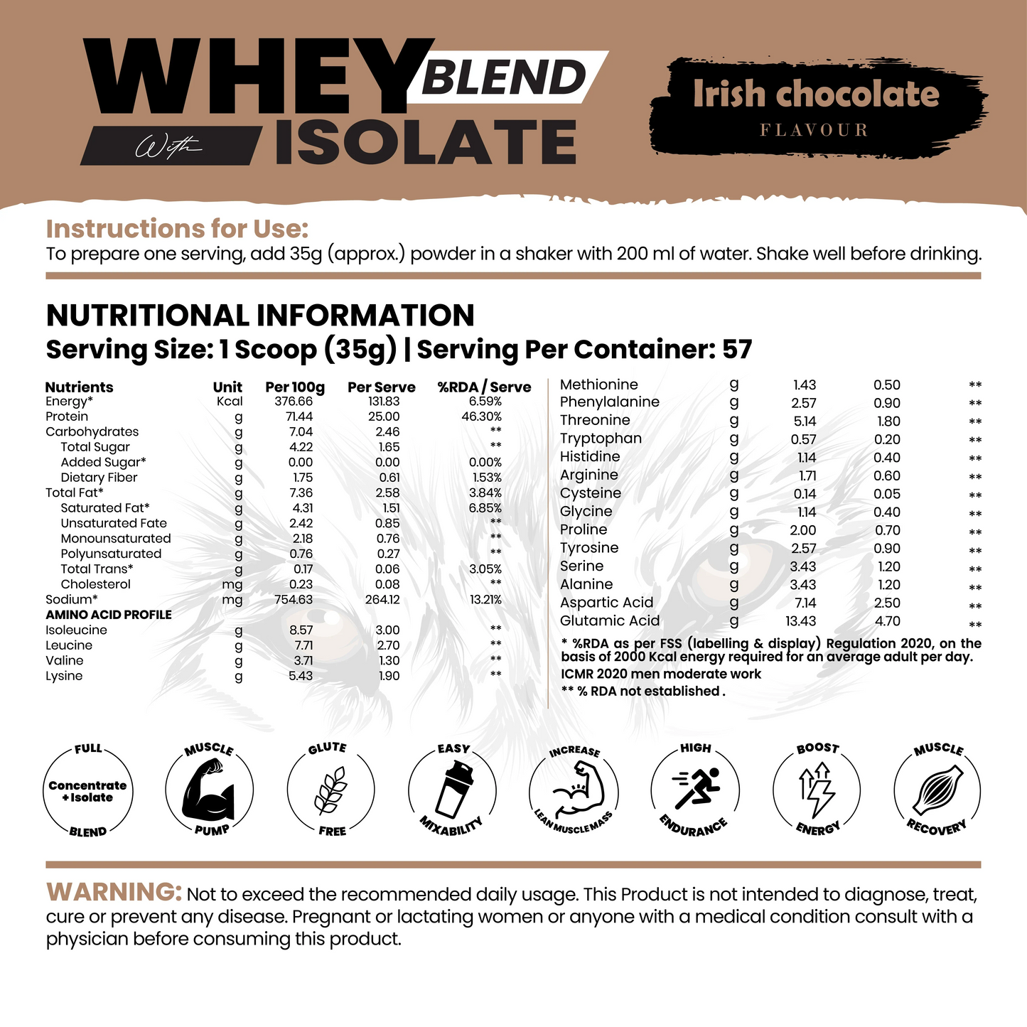 Whey Blend with Isolate 25 g Protein
