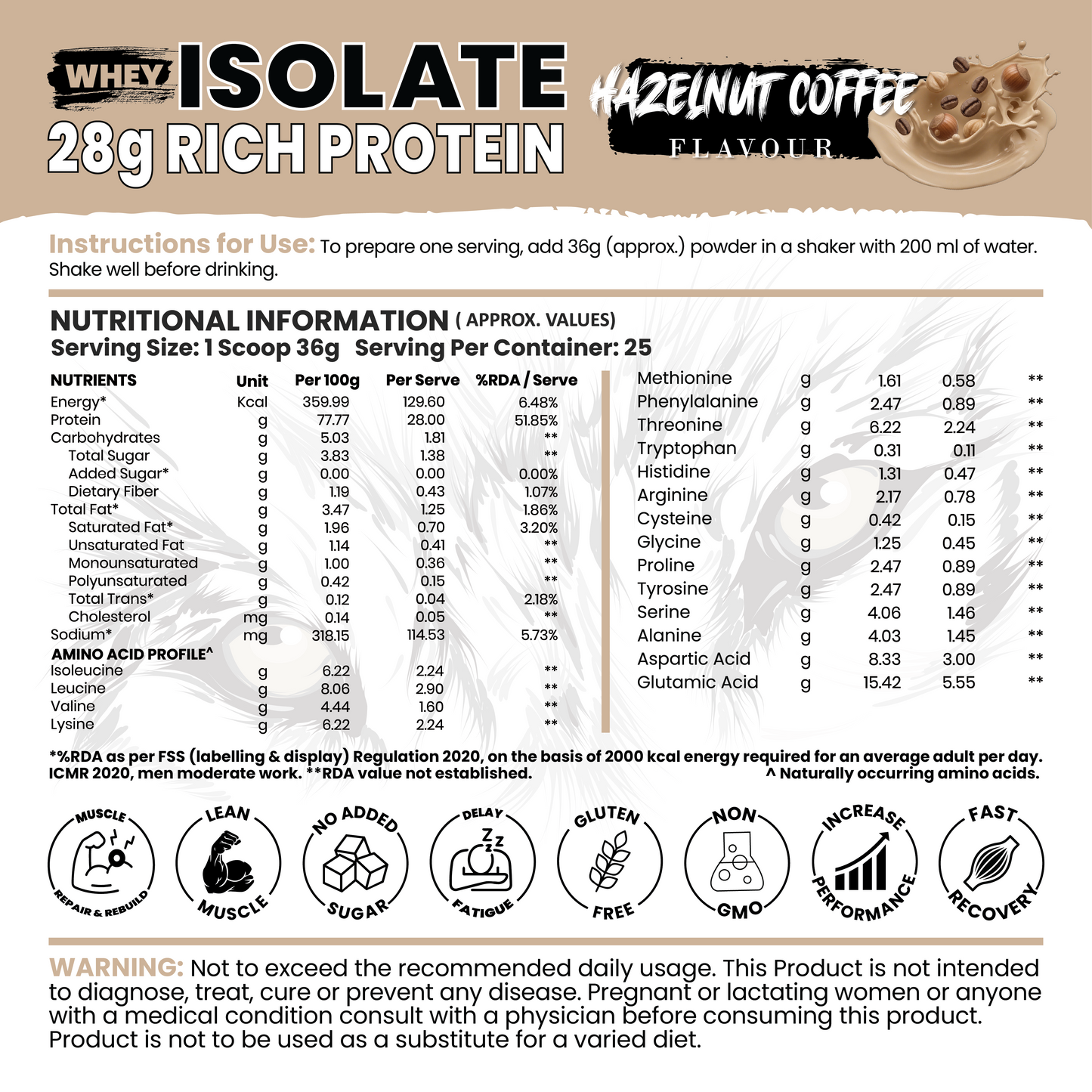 Whey Isolate With 28g Whey Protein