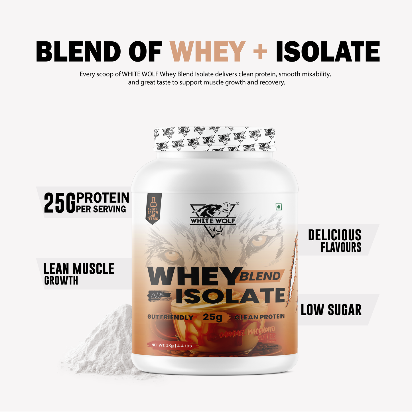 Whey Blend with Isolate 25 g Protein