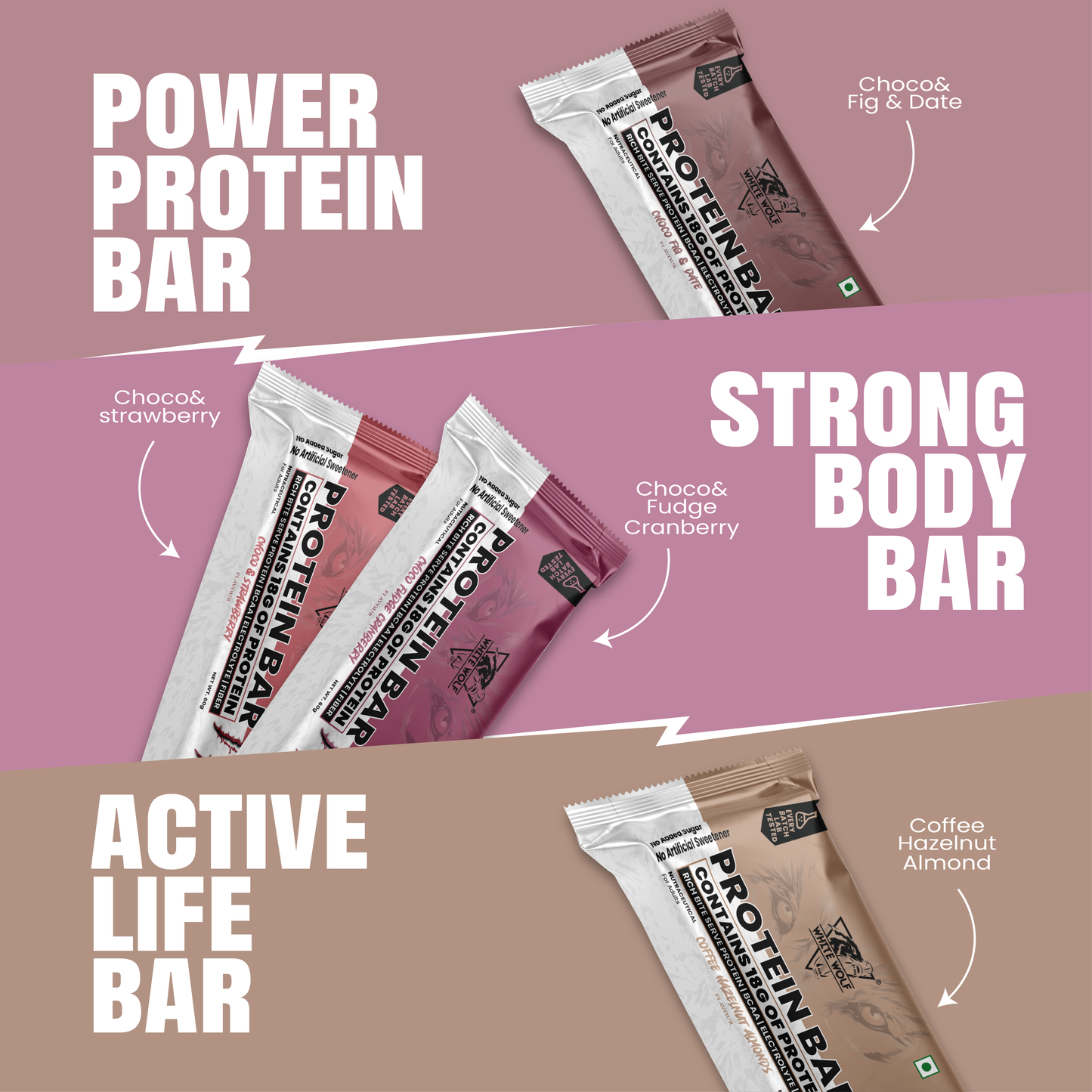 White Wolf Protein Bar