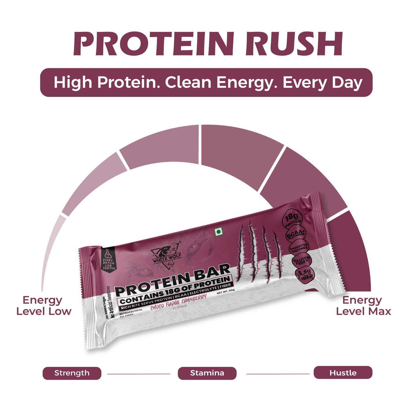 White Wolf Protein Bar