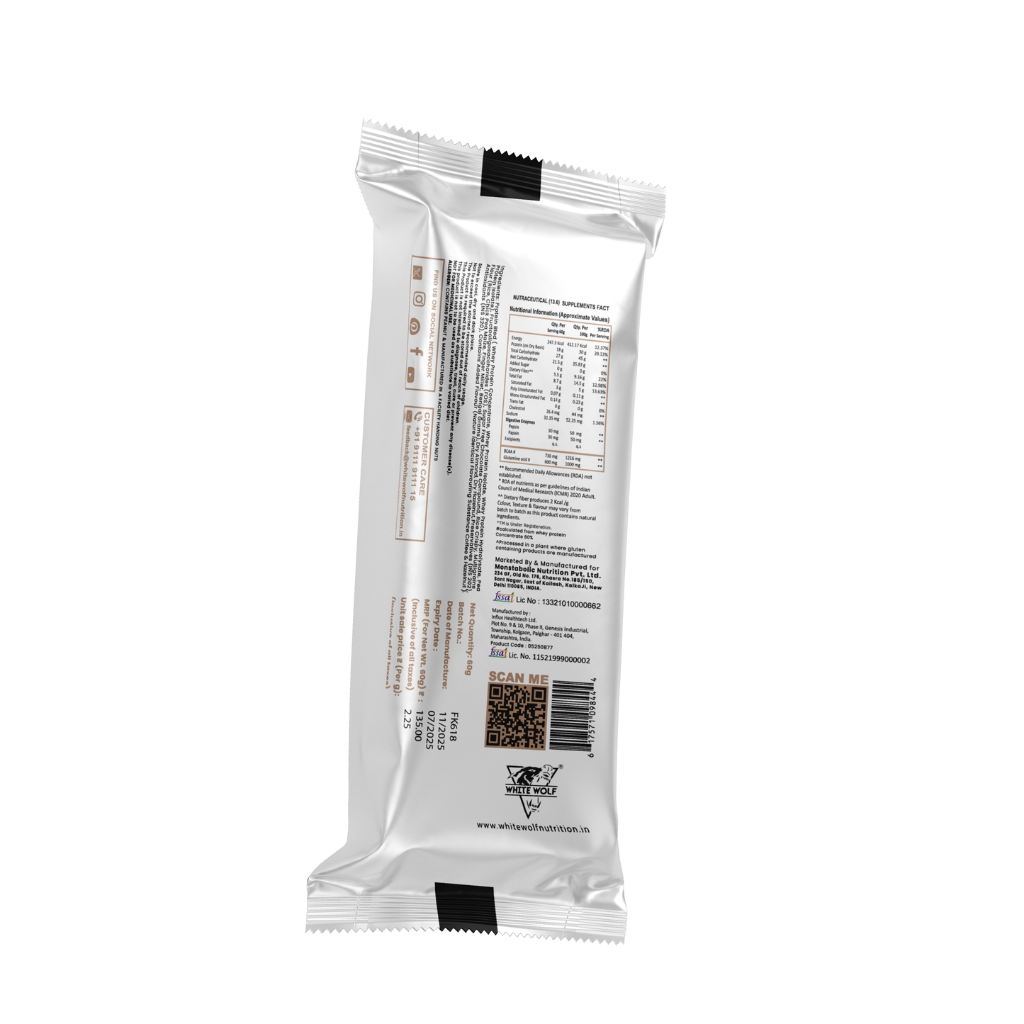 White Wolf Protein Bar